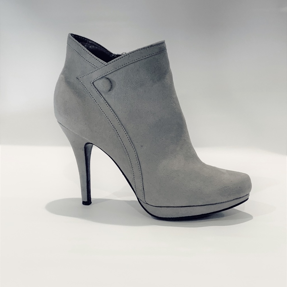 Limelight Grey Suede Booties